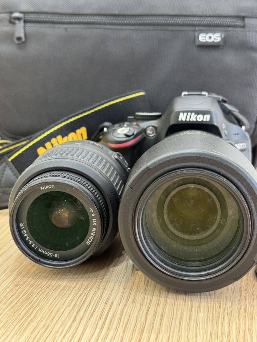Nikon ニコン D5100 カメラ　レンズ ブラック VR DX_画像3