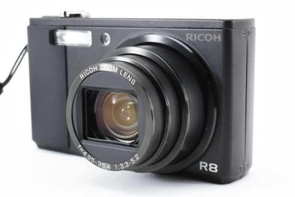 ◆極上美品◆ リコー RICOH R8 ブラック コンパクト デジタルカメラ コンデジ #4071_画像2