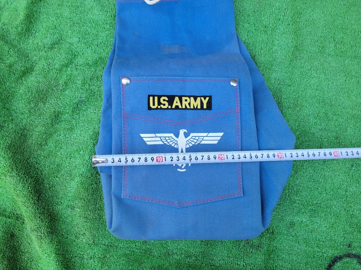  подлинная вещь US Army сумка Eagle Denim редкий редкость Z1 Z2 CB750 GT380 KH W3 W1