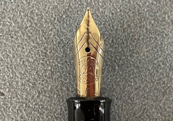 ペリカン万年筆　ペン先 14C 585 PELIKAN GERMANY 長期保管品　筆記未確認_画像4