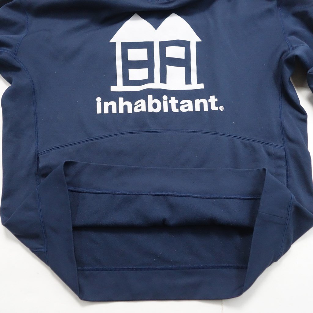 中古 2016年頃 INHABITANT LOGO HOODIE IH672KT12/速乾 レディースLサイズ スノーボードパーカー インハビタントの画像5