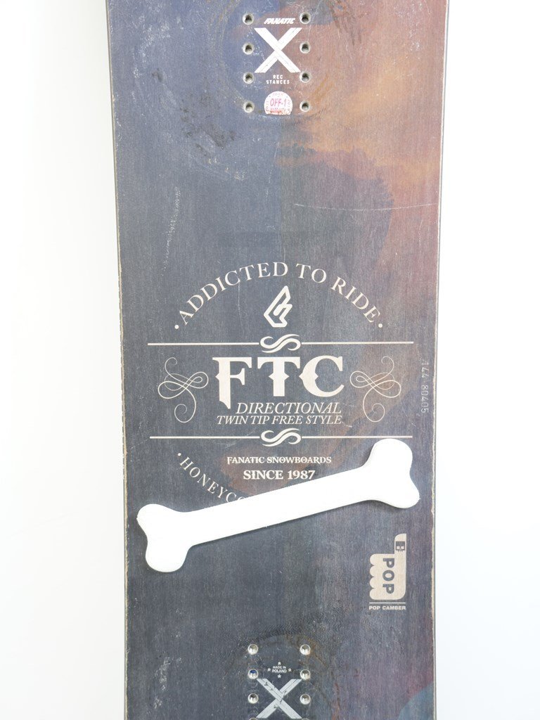 中古 オールラウンド 18/19 FANATIC FTC 144cm スノーボード ファナティック エフティーシー_画像3