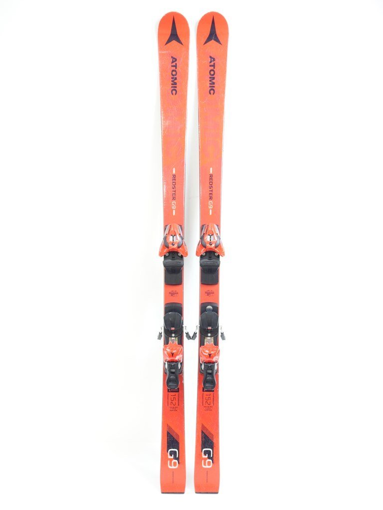 中古 Jrレーシング 18/19 ATOMIC REDSTER G9 FIS J-RP ジュニア152cm Z10 ビンディング付きスキー アトミック レッドスター