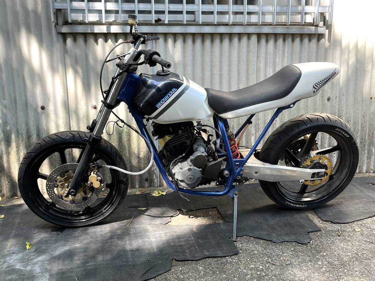 MD17 FTR250 水冷エンジン 作りかけ NSR250 ホイール MD21E AX-1 DEGREE ディグリー_画像1