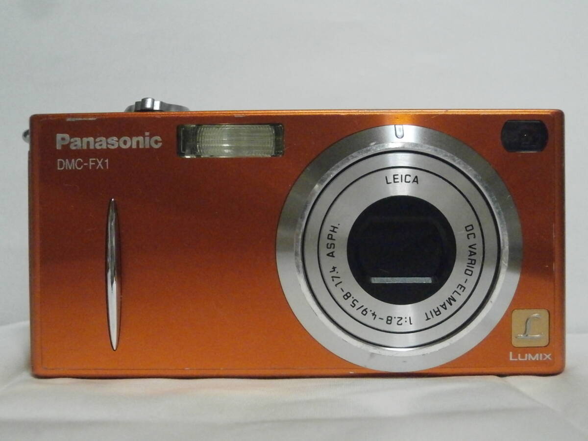 デジカメ Panasonic LUMIX DMC-FX1 カリビアンオレンジ (3.2メガ) 2390の画像2