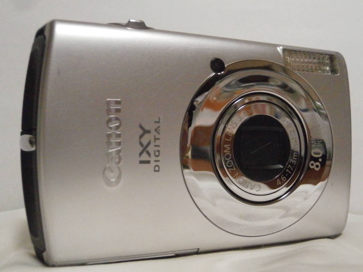 デジカメ Canon IXY DIGITAL 910IS シルバー (8.0メガ) 2679_画像3