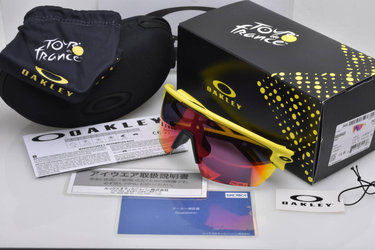 ★新品・正規輸入品！OAKLEY オークリー OO9403-1236 SPHAERA スフィエラ Tour de France ツール・ド・フランス イエロー プリズムロード★_画像7