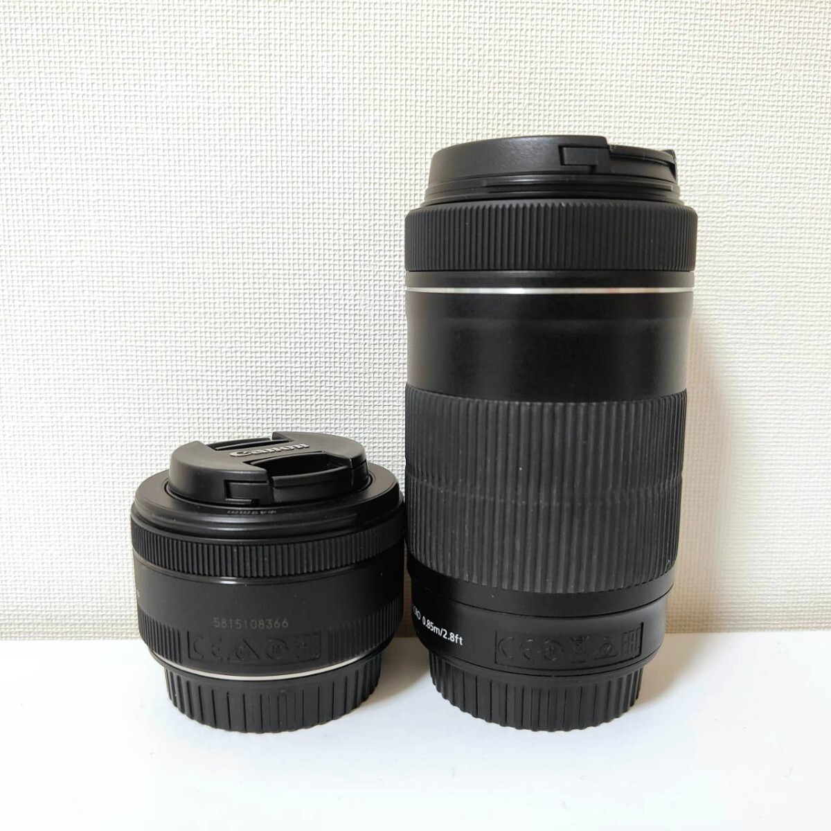 CANON ZOOM LENS EF-S 55-250mm 1:4-5.6 IS STM ◆ CANON EF LENS 50mm 1:1.8 STM カメラレンズ 2個セットの画像10