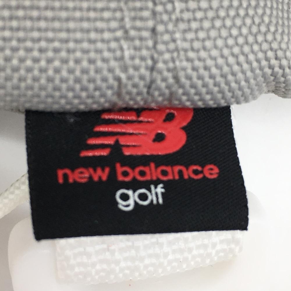 【超美品】ニューバランスゴルフ ボールケース ライトグレー×パープル キャップ型 ティー装着可 カラビナ付ゴルフ New Balance_画像9