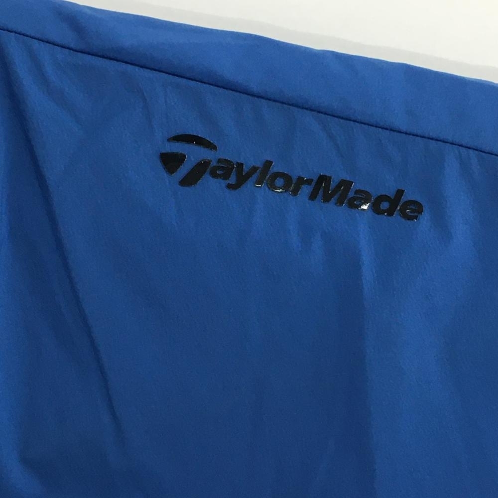 【超美品】テーラーメイド ジャケットブルゾン ブルー×黒 薄手 肩ロゴ メンズ L ゴルフウェア TaylorMade_画像3