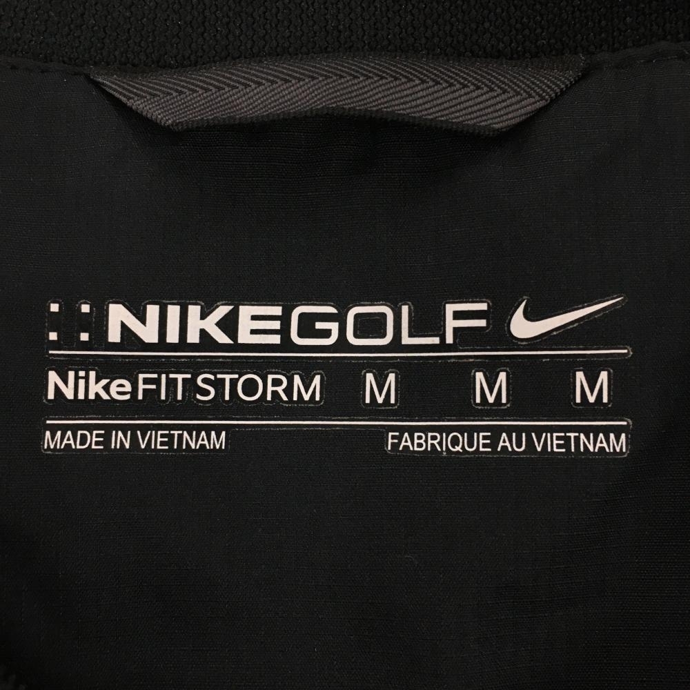 [ очень красивый товар ] Nike Golf s need чёрный × серый × желтый FITSTORM обратная сторона сетка блузон V шея мужской M Golf одежда NIKE