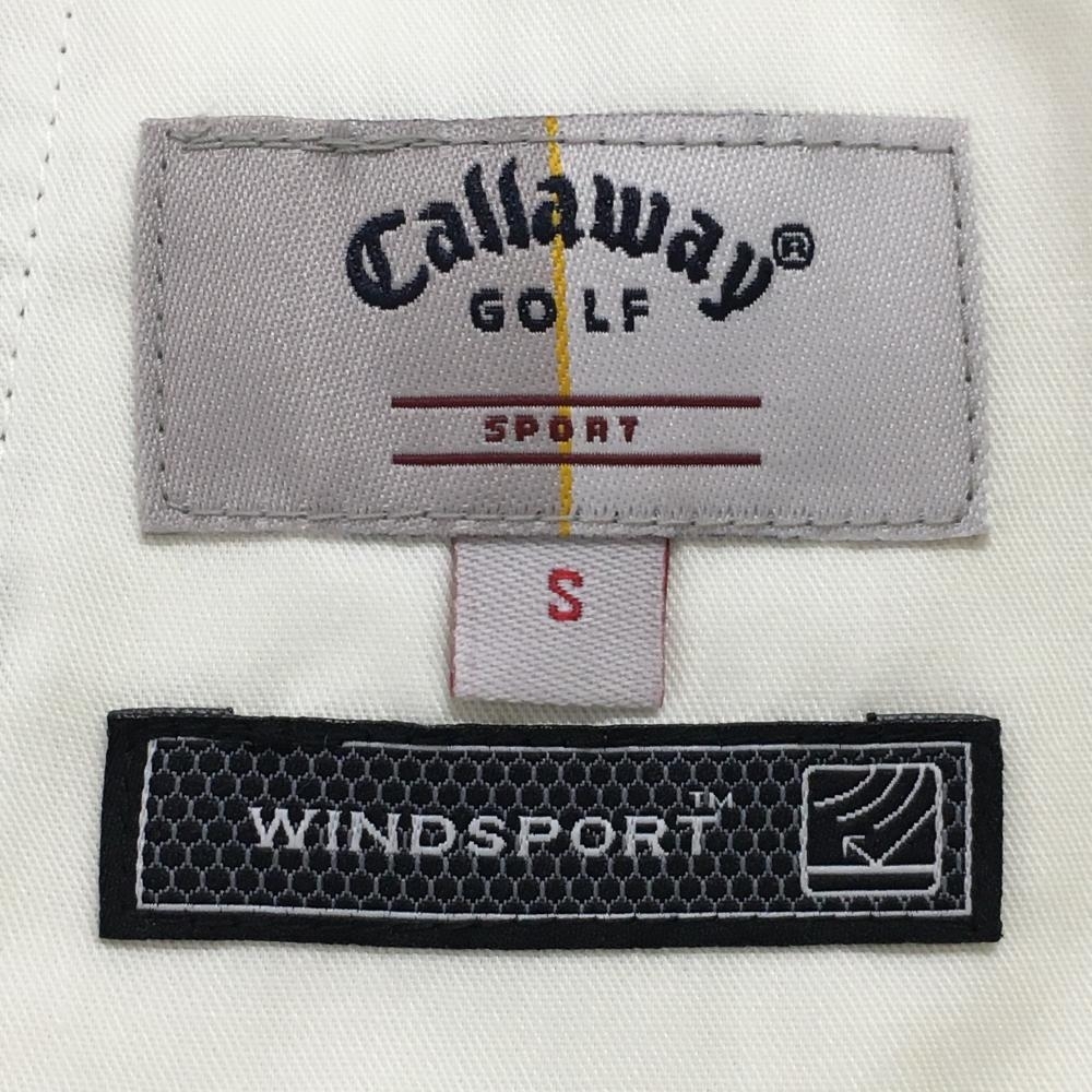 【超美品】キャロウェイ パンツ アイボリー バックロゴ刺しゅう レディース Ｓ ゴルフウェア Callaway_画像4