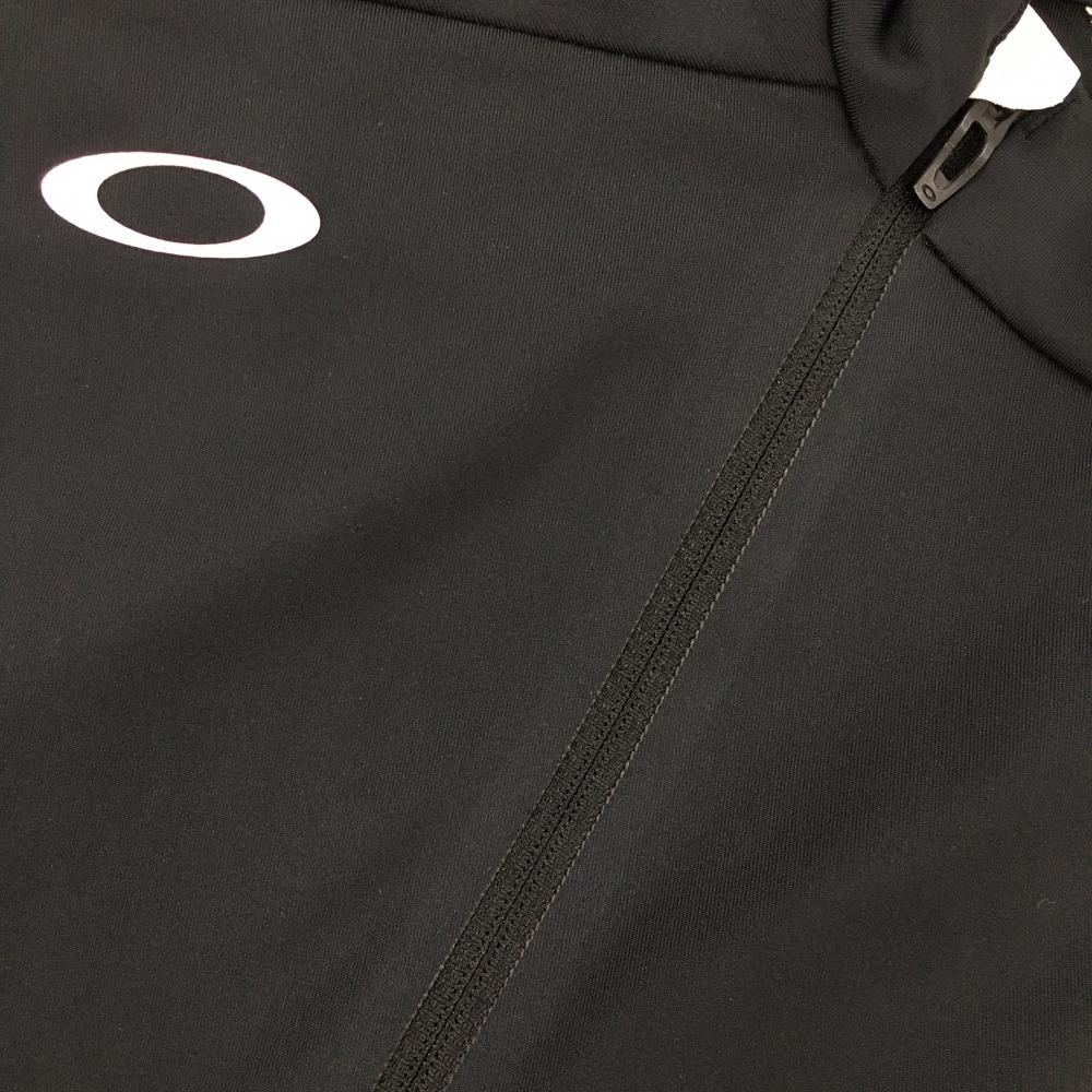 【新品】オークリー 長袖ハイネックシャツ 黒×ピンク 吸汗速乾 メンズ 2XL ゴルフウェア 2023年モデル 大きいサイズ Oakley_画像4