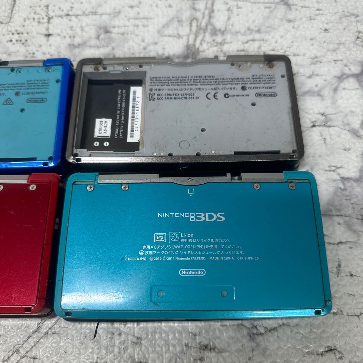 MYG-1759 激安 ゲー厶機 本体 Nintendo 3DS 動作未確認 4点 まとめ売り ジャンク 同梱不可の画像8