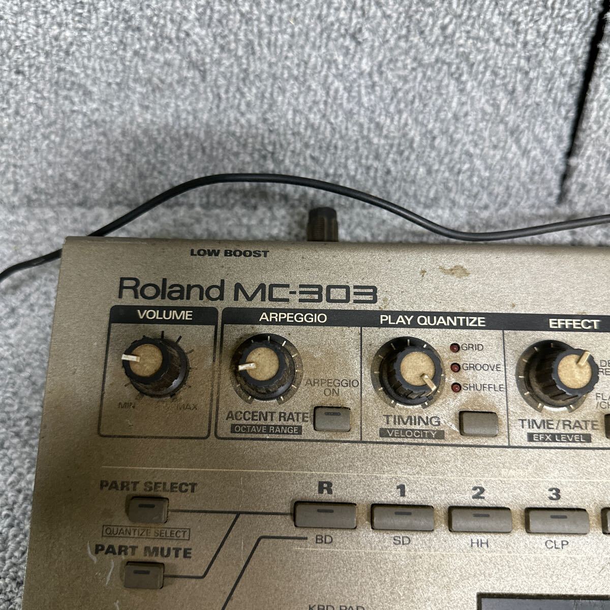 MYM5-1 супер-скидка Roland MC-303 секвенсор ритм-бокс groovebox электризация OK б/у текущее состояние товар *3 раз повторная выставка . ликвидация 