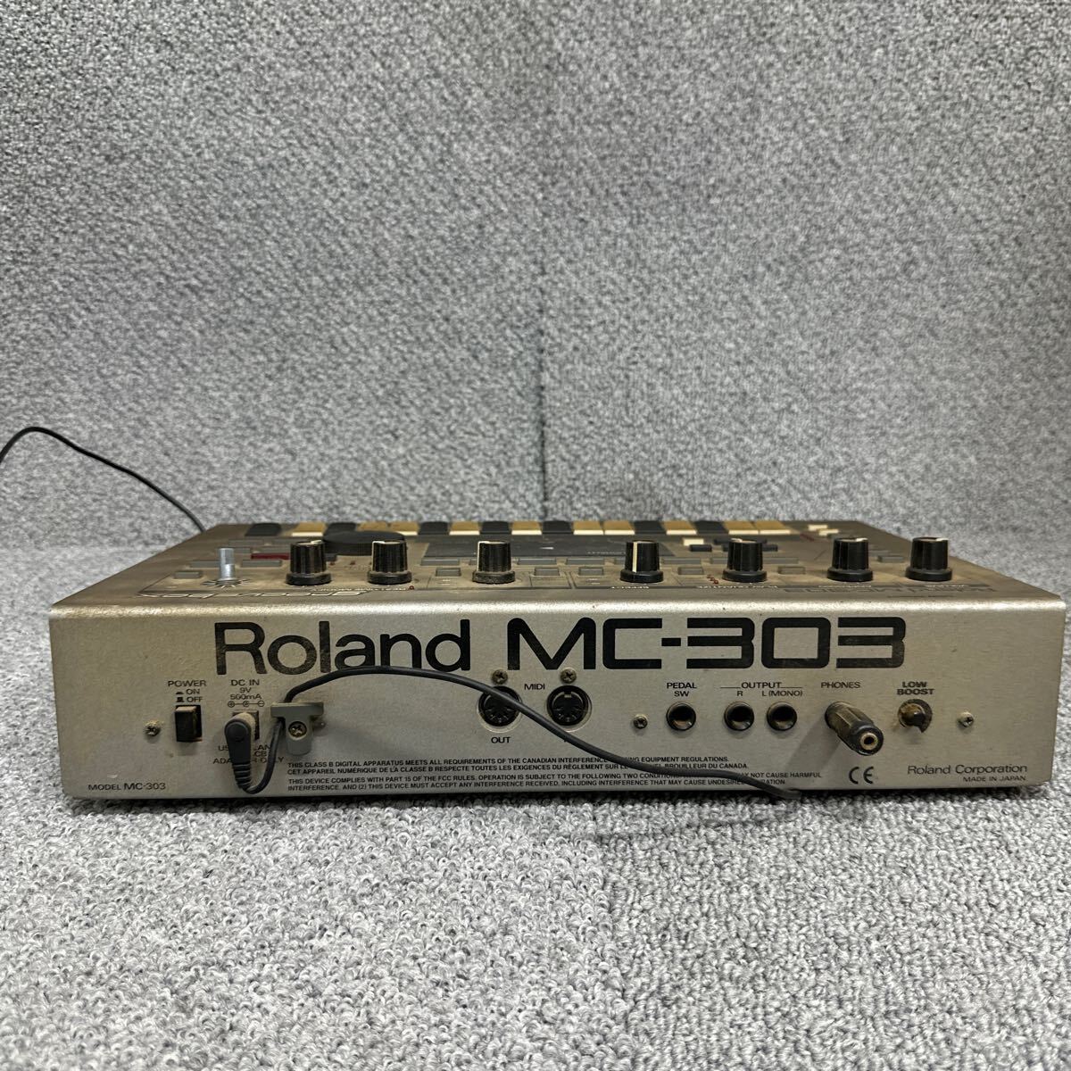 MYM5-1 супер-скидка Roland MC-303 секвенсор ритм-бокс groovebox электризация OK б/у текущее состояние товар *3 раз повторная выставка . ликвидация 