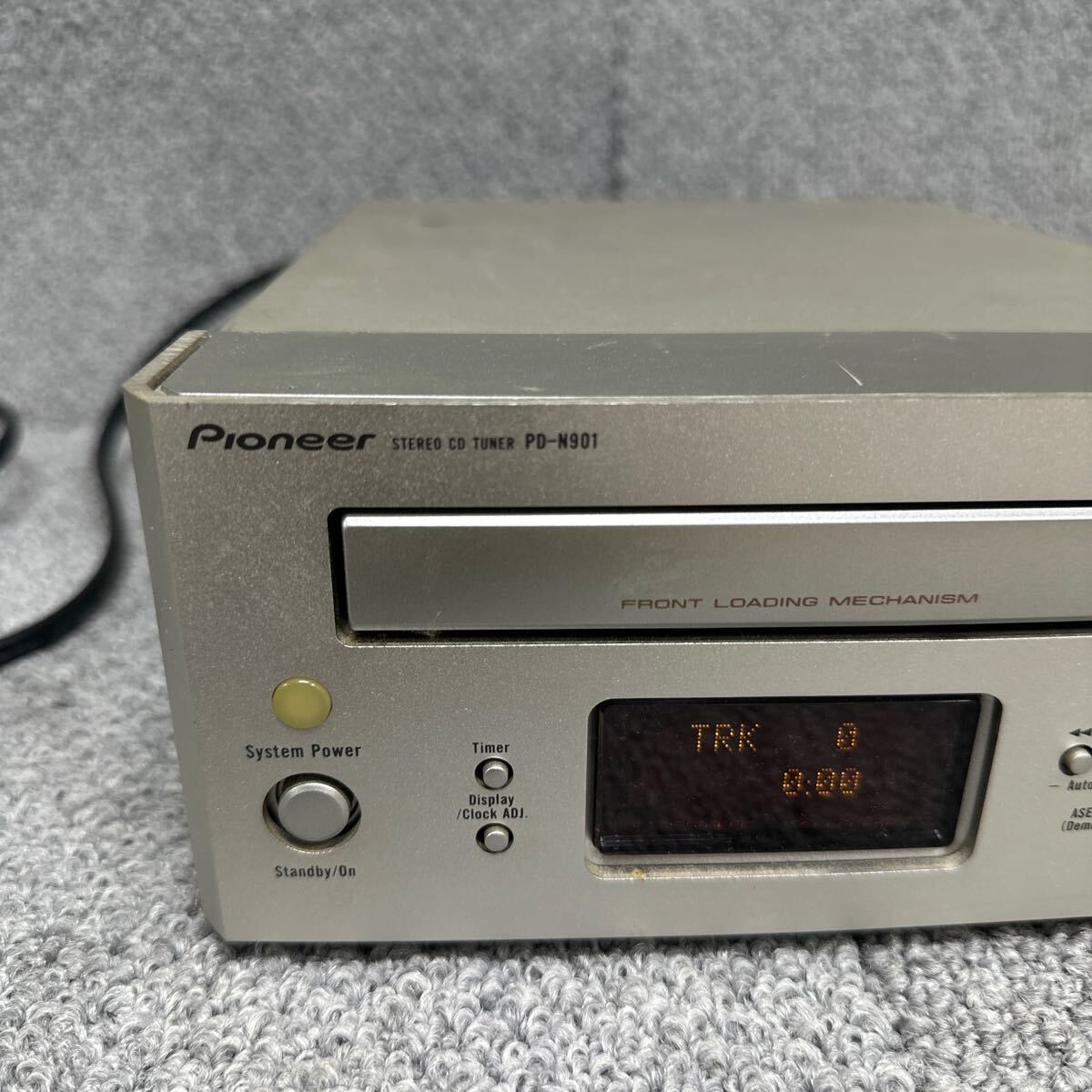 MYM5-19 激安 Pioneer パイオニア PD-N901 STEREO CD TUNER CDチューナー 通電OK 中古現状品 ※3回再出品で処分の画像4
