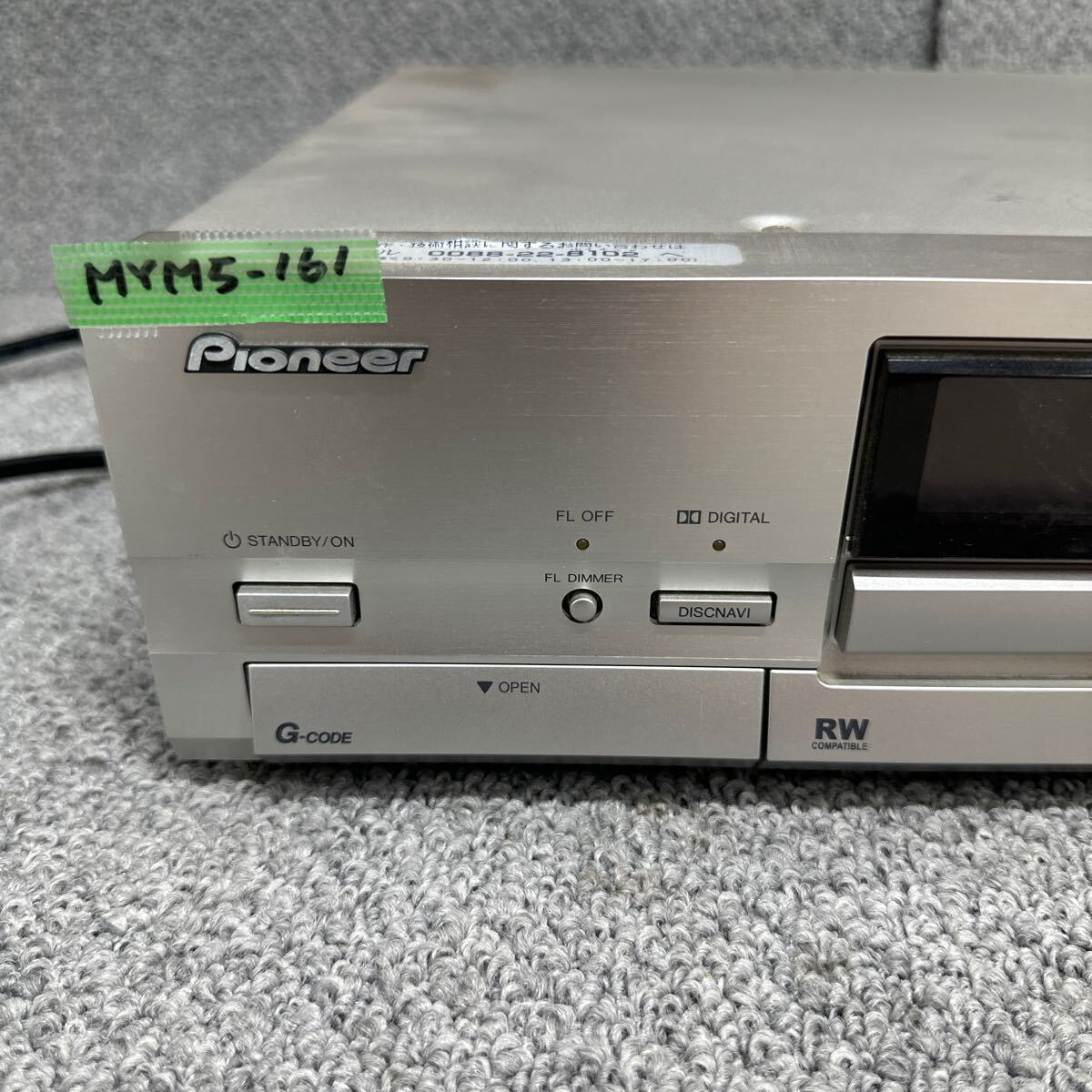 MYM5-161 super-discount DVD deck Pioneer Pioneer DVR-7000 DVD RECORDER DVD recorder electrification un- possible used present condition goods *3 times re-exhibition . liquidation 