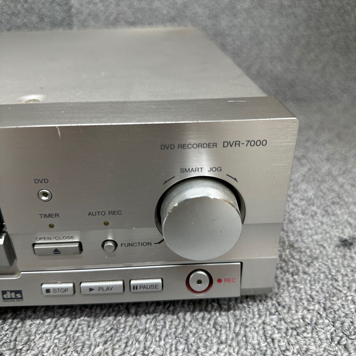 MYM5-161 super-discount DVD deck Pioneer Pioneer DVR-7000 DVD RECORDER DVD recorder electrification un- possible used present condition goods *3 times re-exhibition . liquidation 