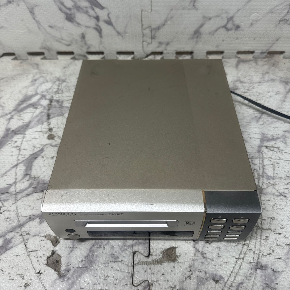 MYM5-261 激安 KENWOOD minidisc Recorder DM-SE7 MDレコーダー 通電OK 中古現状品 ※3回再出品で処分_画像3