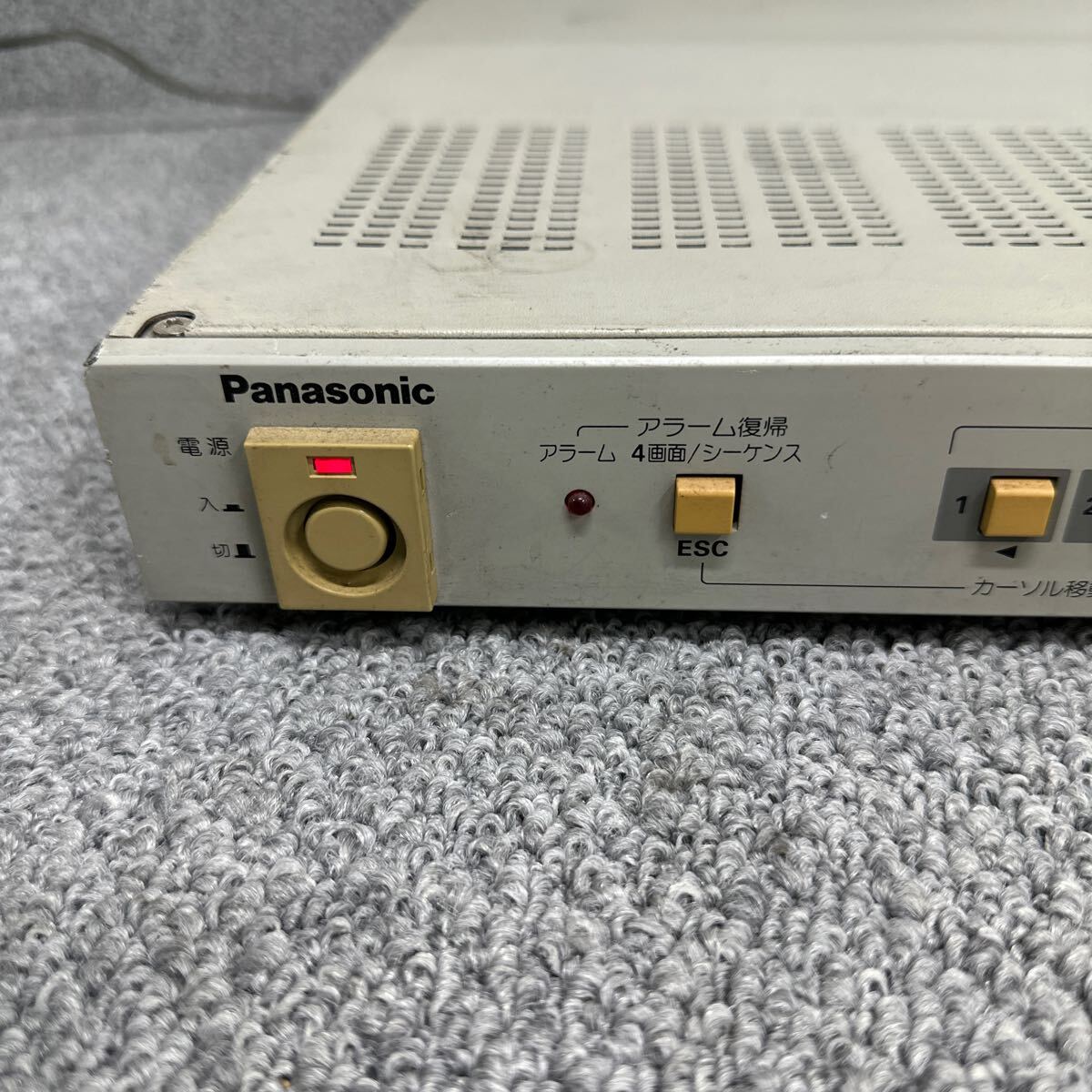 MYM5-274 激安 画面分割ユニット Panasonic WJ-MS424 パナソニック 通電OK 中古現状品 ※3回再出品で処分_画像2