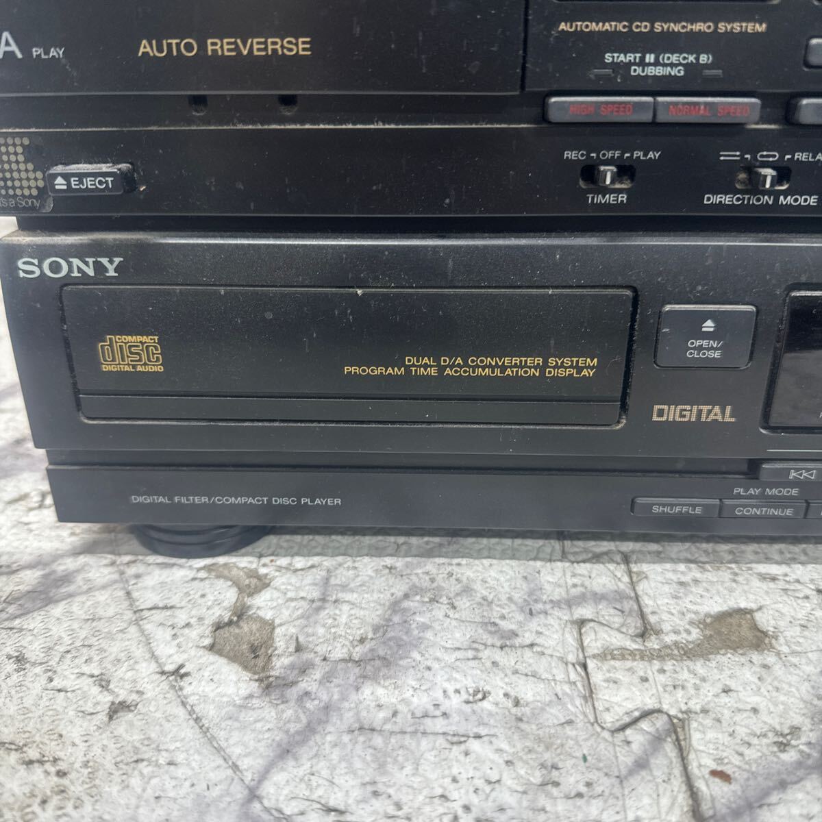 MYM5-461  очень дешево  SONY COMPACT STEREO DECK RECEIVER HCD-515  стерео  дека   включение питания OK  подержанный товар  товар в состоянии "как есть"  ※3 раз  повторно выставил   ... избавление  