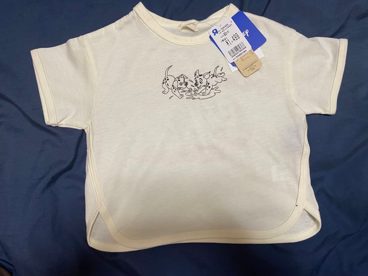 トイストーリー  101匹わんちゃん  2枚セット 半袖Tシャツ こども服 子供服 トップス 半袖 ベビー服