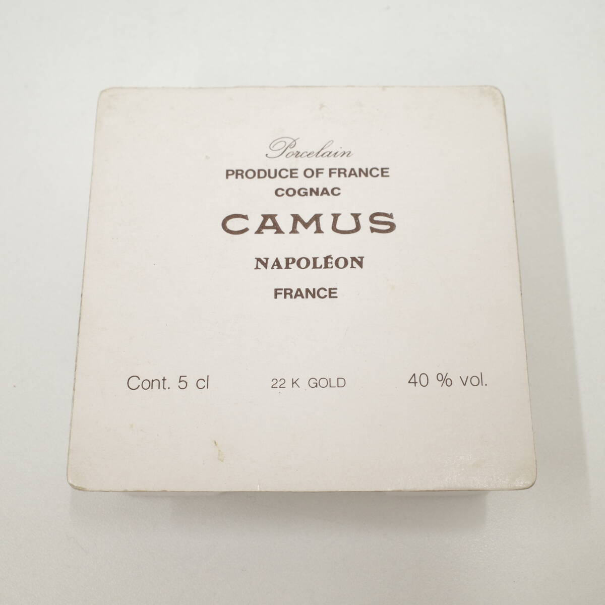 CAMUS カミュ ナポレオン ゴルフボール 陶器 ミニチュアボトル コニャック ブランデー 40％ 50ml 2点 おまとめ_画像10
