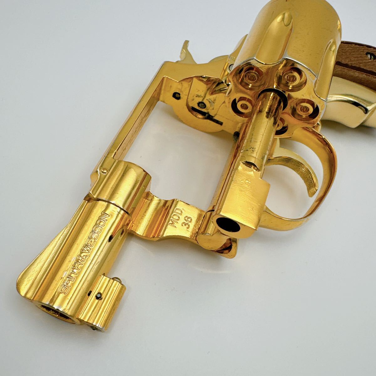 KOKUSAIコクサイ S&W M36チーフスペシャル 24k金メッキ SMG刻印 KOKUSAIコクサイ S&W M36チーフスペシャル 24k金メッキ SMG刻印