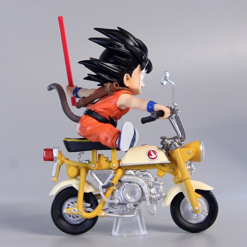 ドラゴンボール DRAGON BALL 亀仙人 孫悟空 約15cm 2体セット バイク 漫画風 PVC フィギュア 箱無しの画像9