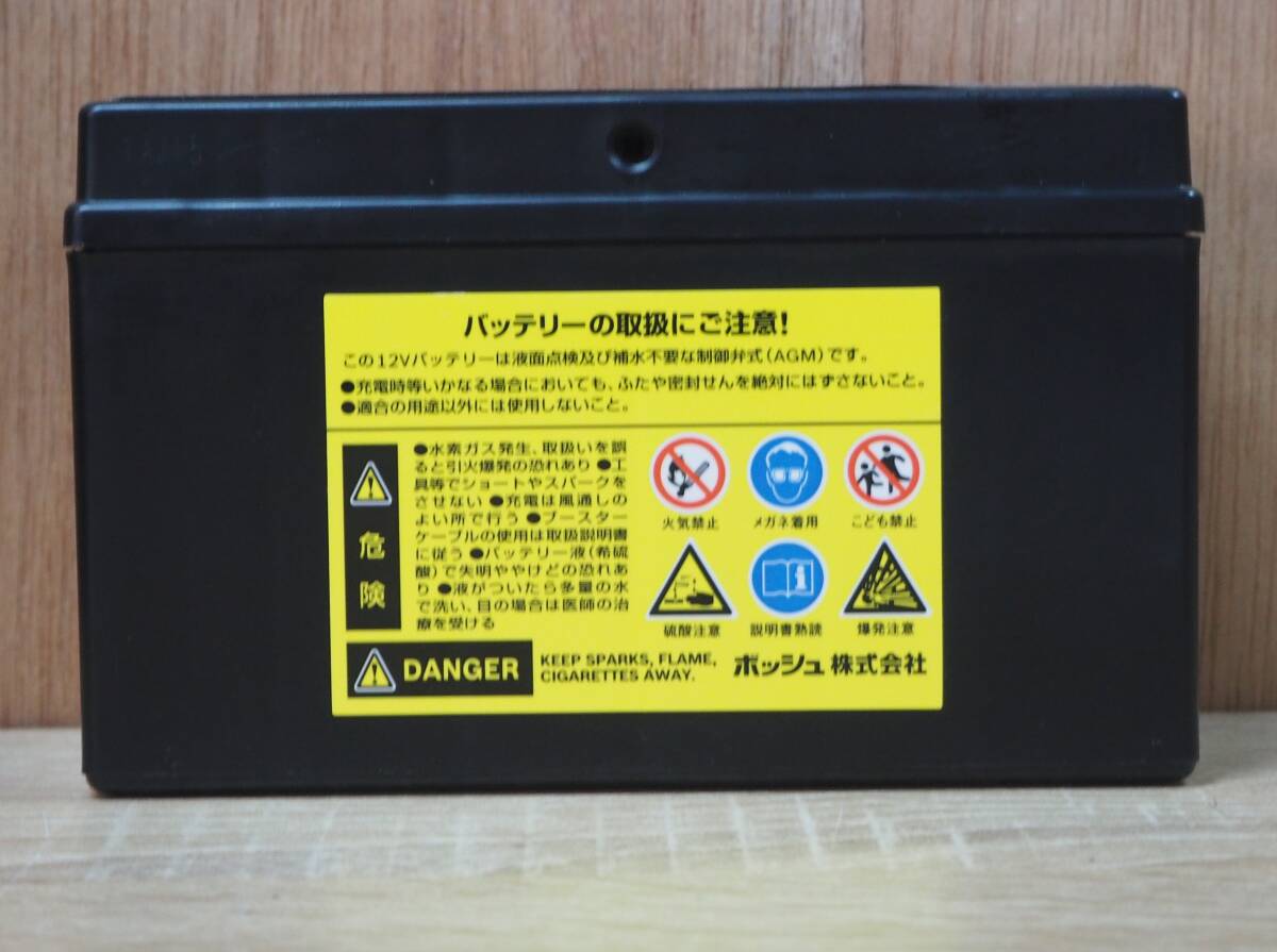 【激安】《送料無料》RBT7B-4-N　BOSCH　中古バイクバッテリー（40BD）【中古】_画像6