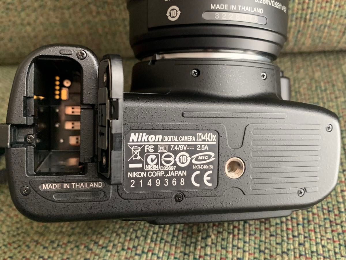 極美品！Nikon ニコン D40X 標準レンズキット CCDセンサー完動品