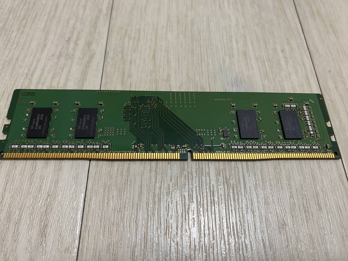 SKhynix DDR4-2400 4GB 1枚 普通のデスクトップパソコン用メモリ（ノート、サーバー用ではありません）memtest86で確認済み