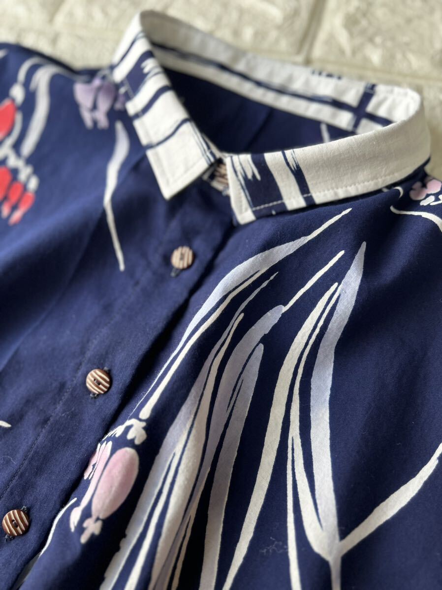 着物リメイク 浴衣から シャツカラーブラウス ギャザースカート セットアップ 古布  (検索用 ワンピース)の画像6