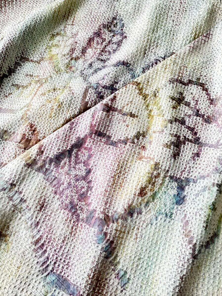  кимоно переделка диафрагмирования перо тканый из туника One-piece старый ткань 