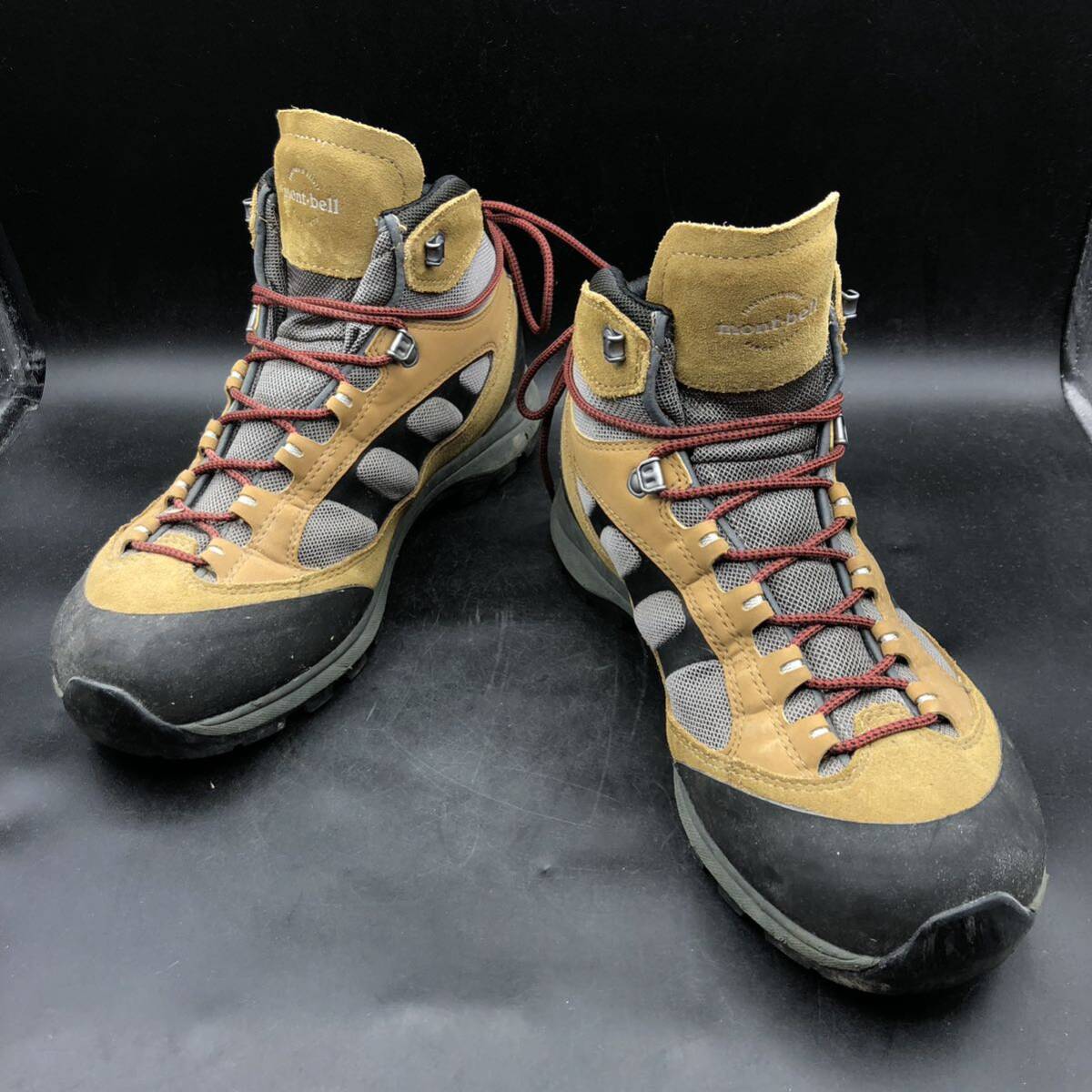 M2790 mont-bell モンベル トレッキングシューズ ブーツ GORE-TEX ゴアテックス メンズ US9/27.0cm ブラウン系 登山靴の画像3