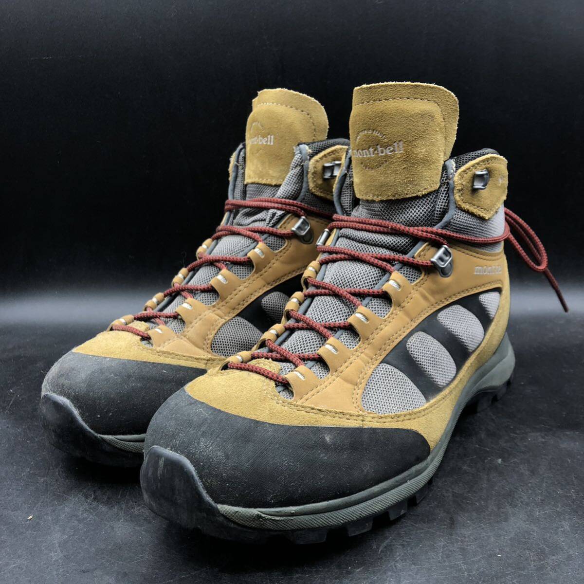 M2790 mont-bell モンベル トレッキングシューズ ブーツ GORE-TEX ゴアテックス メンズ US9/27.0cm ブラウン系 登山靴の画像1