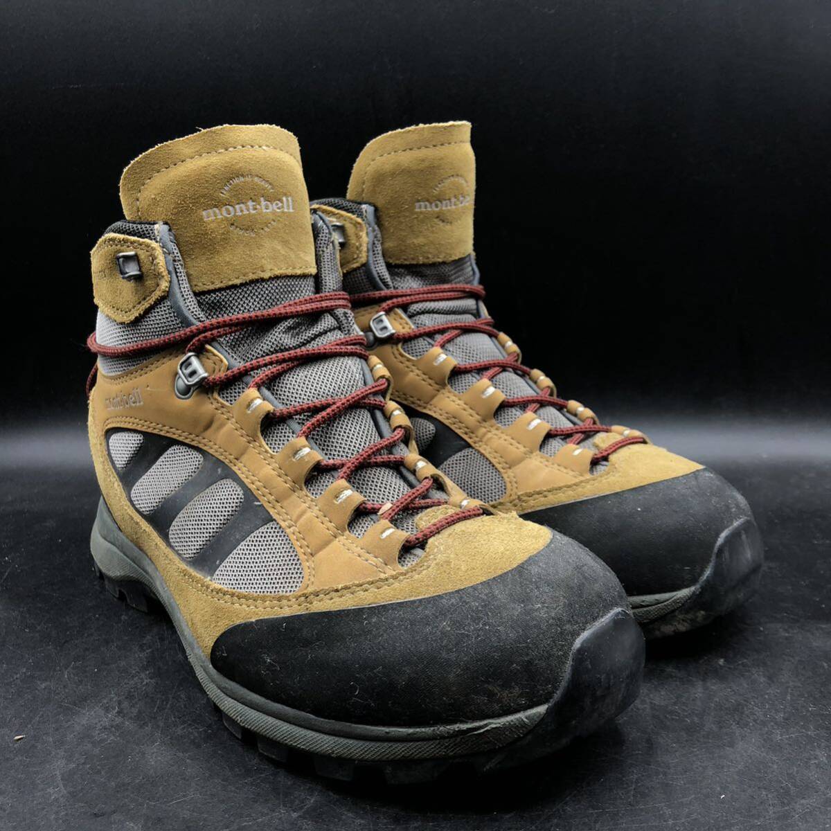 M2790 mont-bell モンベル トレッキングシューズ ブーツ GORE-TEX ゴアテックス メンズ US9/27.0cm ブラウン系 登山靴の画像2