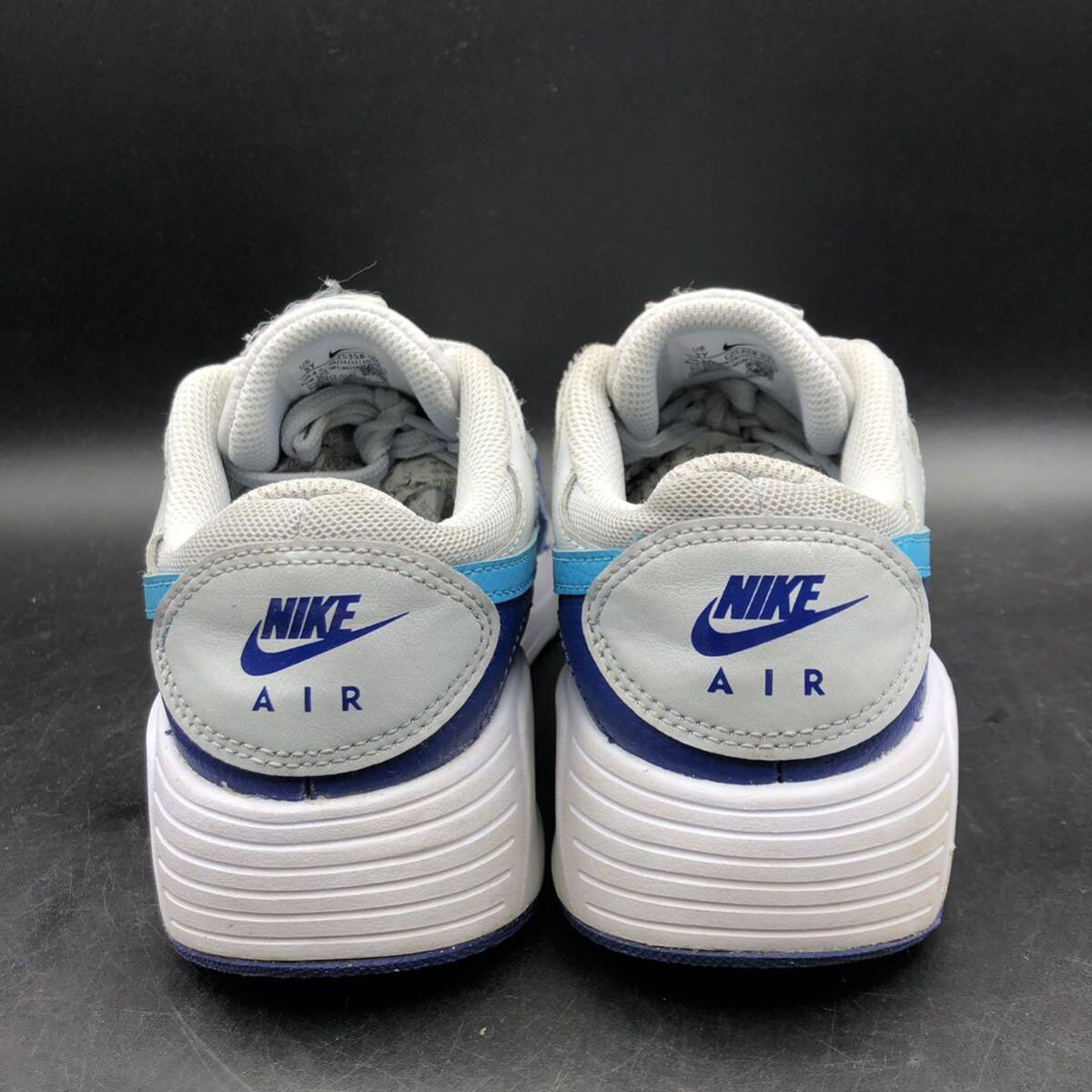 M2826 NIKE ナイキ AIR MAX SC エアマックス スニーカー レディース ジュニア US5Y/23.5cm グレー ブルー CZ5358-011の画像6