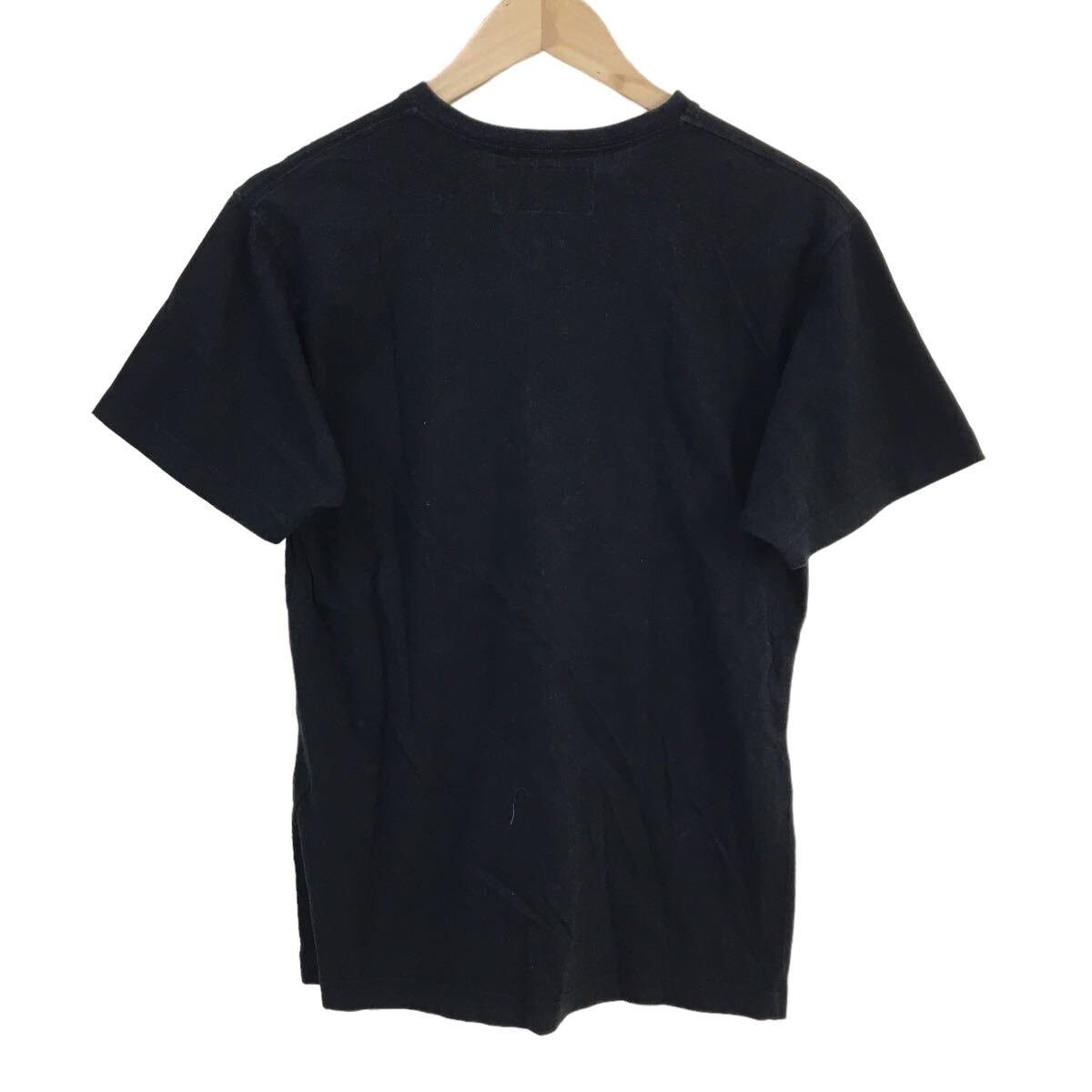 D533-14 日本製 NEIGHBORHOOD ネイバーフッド 半袖 Tシャツ トップス プルオーバー クルーネック コットン 綿 100% ブラック メンズ M_画像5