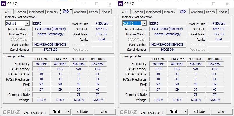 ELIXIR PC3-12800 DDR3-1600 4GB 2枚 合計 8GB 即決! 46_063_画像4