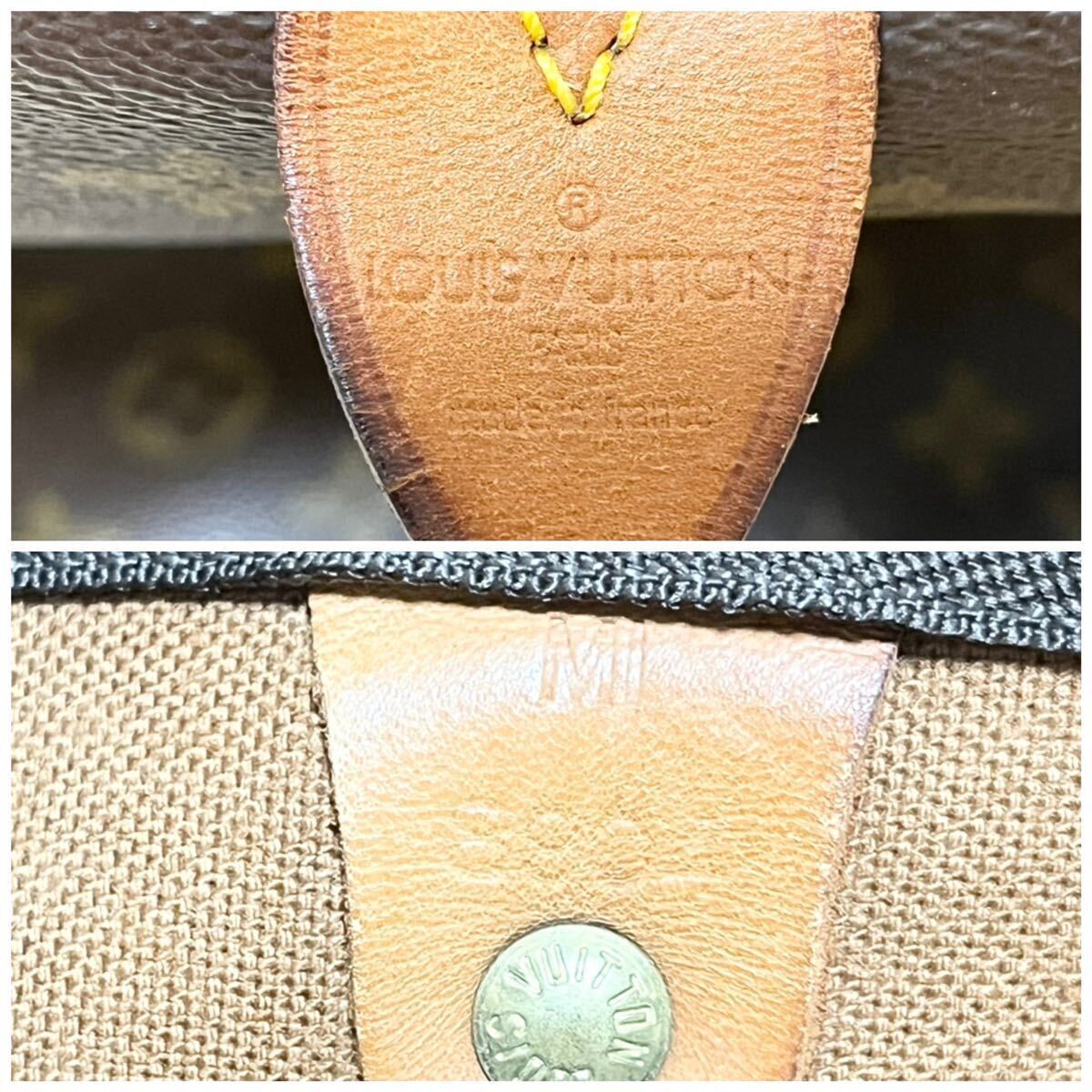 511 LOUIS VUITTON ルイヴィトン モノグラム キーポル ボストンバッグ トラベルバッグ カデナの画像8