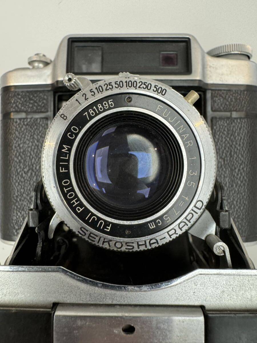 22 FUJIFILM 富士フィルム SUPER FUJICA-6 スーパーフジカ 蛇腹カメラ FUJINAR f3.5 7.5cm_画像2