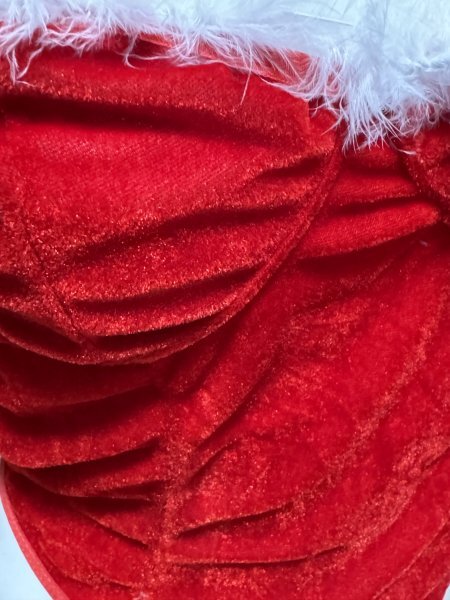 KCP-0516☆XXLサイズ 赤 バニー スタイル サンタさん バニーガール コスプレ ダンス衣装 パーティ レオタード クリスマス 女装_画像5