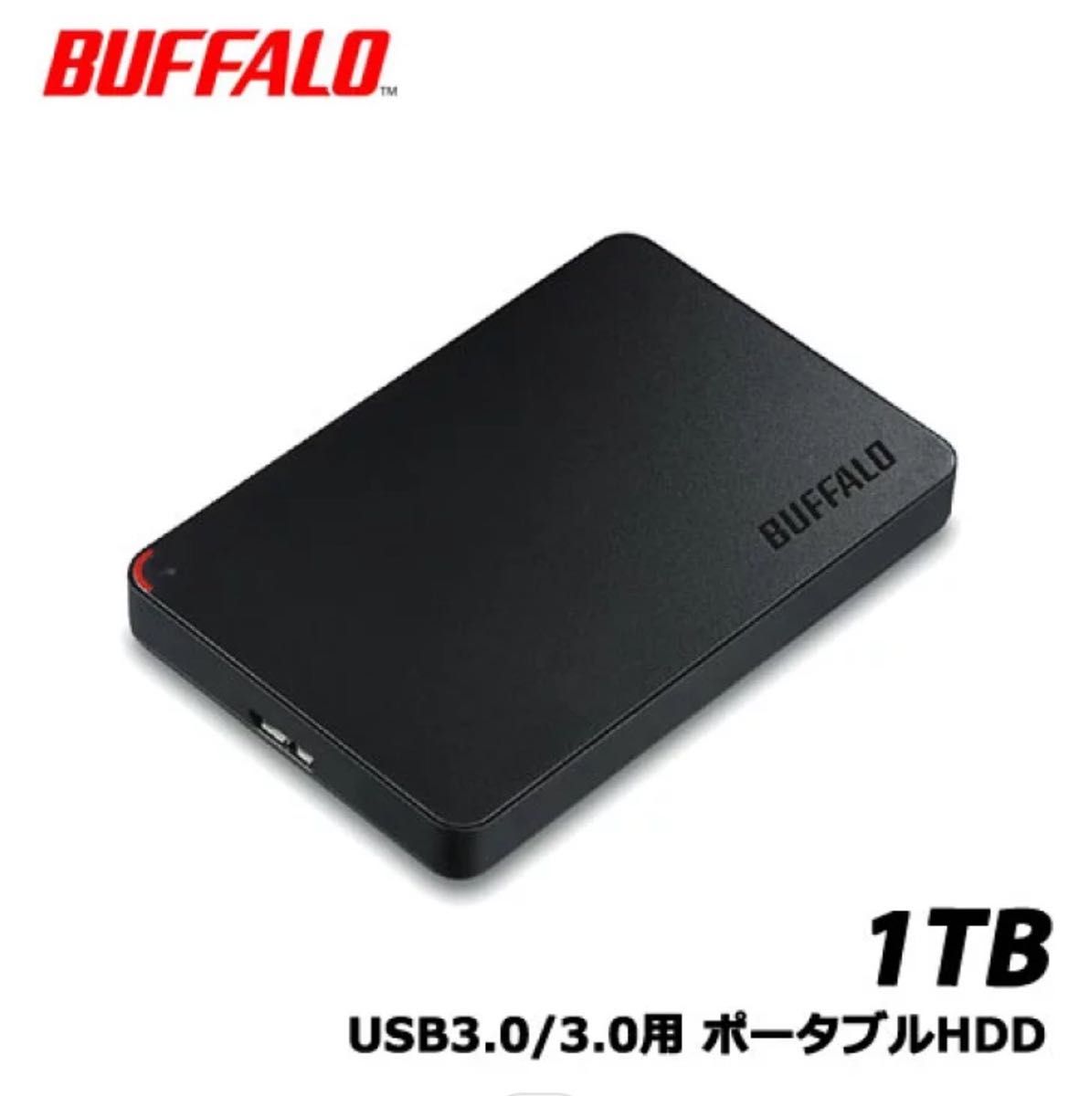 ポータブルHDD★1TB★DriveStation★PC/TV/レコーダー/PS5★バッファローHD-NRPCF1.0-BB