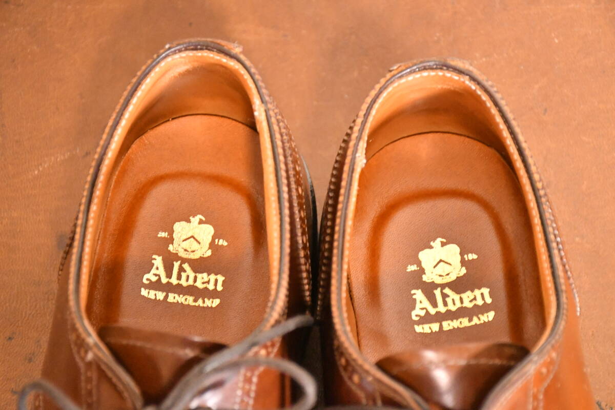 【美品】ALDEN オールデン #2142 ravello cordovan 6 1/2C/E 24.5cm ラベロコードバン レアカラー