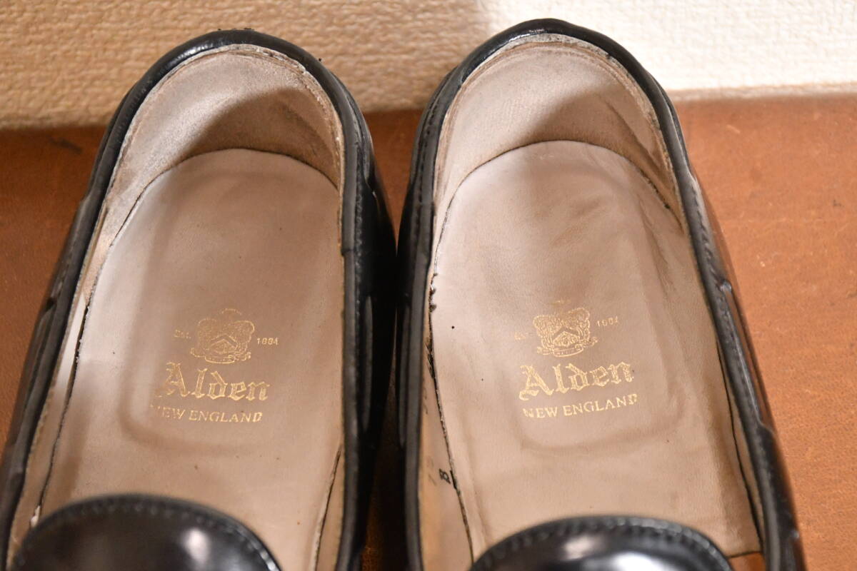 【ツリー付】ALDEN オールデン 664 cordovan 7 1/2B/D 25～25.5cmの画像7