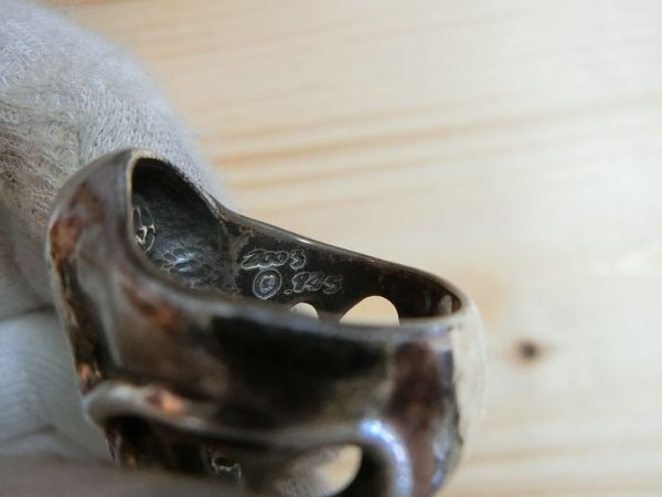 TRAVIS WALKER Skull ring ring 20 number silver Travis Walker 