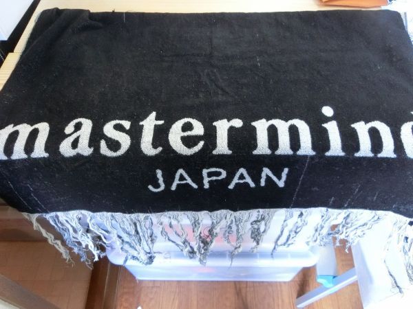 mastermind JAPAN スカル ブランケット ソファーカバー フリンジ ブラック マスターマインド_画像1