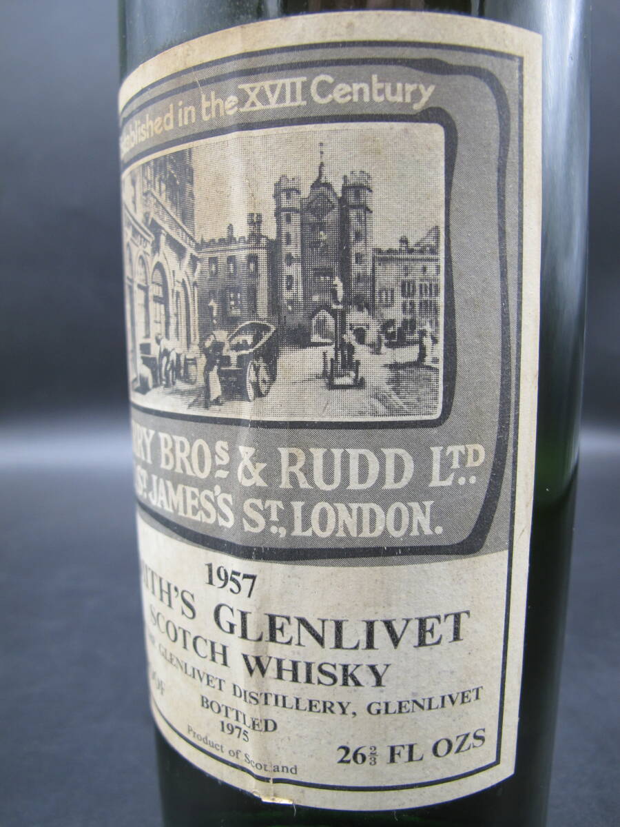 SMITH'S GLENLIVET スミス・グレンリベット スコッチ ウイスキー 760ml 35％【未開栓】古酒の画像8
